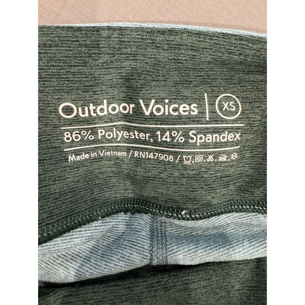 Outdoor Voices 3/4 Two-tone Panel Leggings Extra Small - Picture 9 of 10
